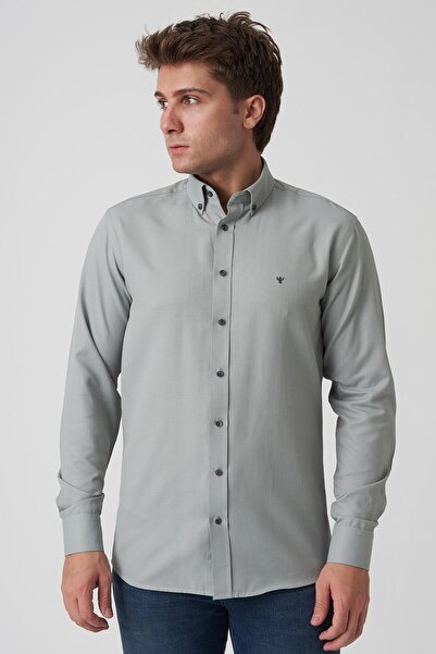 White Stone Barcelos G2514 Slim Fit Shirt Patterned