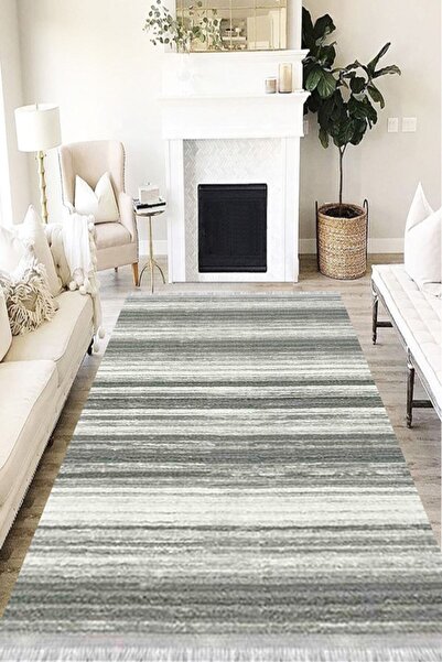 MOTTO HALI Doku Westa Kaymaz Tabanlı Yıkanabilir Antibakteriyel Dijital Baskı...