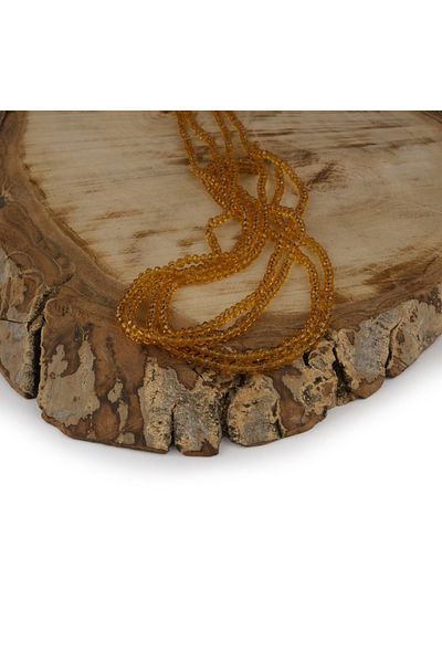 Prestij Boncuk Mărgele de cristal maro de 2 mm - A023