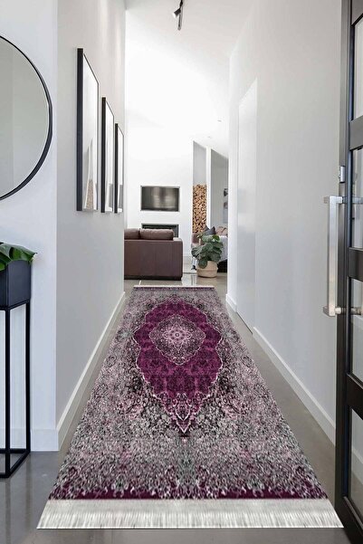 MOTTO HALI Otantik Eko Punto Yolluk Kaymaz Tabanlı Yıkanabilir Antibakteriyel...