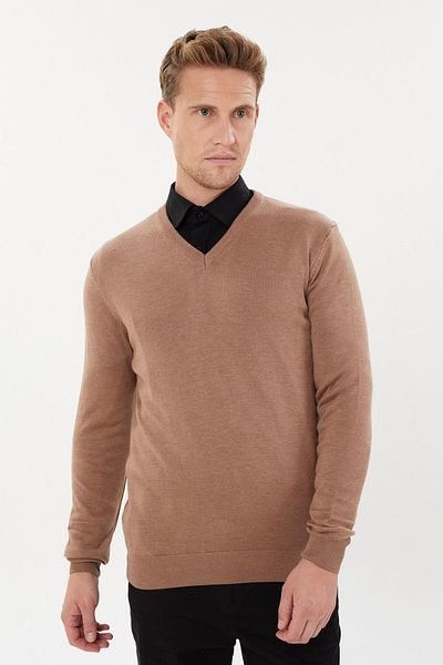 Tony Montana Πλεκτό πουλόβερ Tony Classics V Neck - T-1002