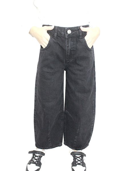 Ede Tekstil Pantaloni de jeans cu picior cu balon pentru fete
