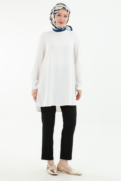 Armine TREND Pantaloni negri cu talie elastică - 24YT211