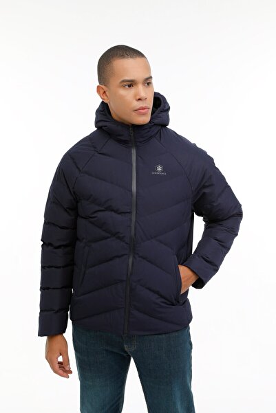 lumberjack M-adalbert Colorblock Coat Чоловічий пальто з прямим коміром