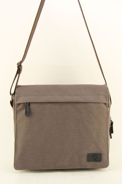 HNB Unisex Coffee Canvas Bellows Waterproof Postman Business School Briefcase Street Bag