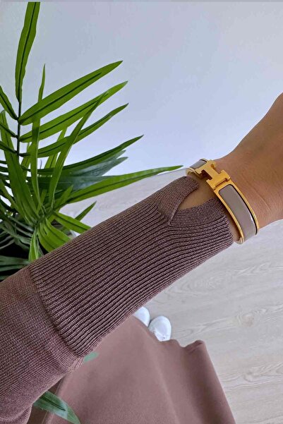 Ka Hijab Mink Colored Shirt Collar Mercerized Hijab Dress