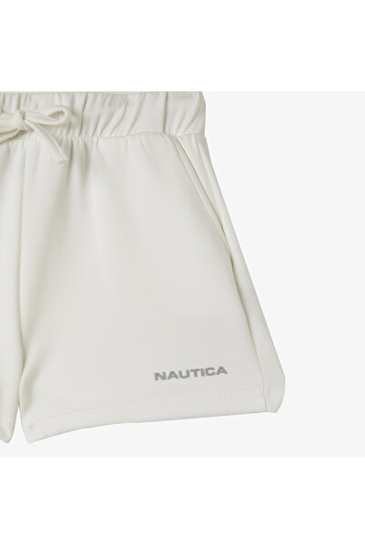 Nautica Kız Çocuk Beyaz Standart Fit Şort