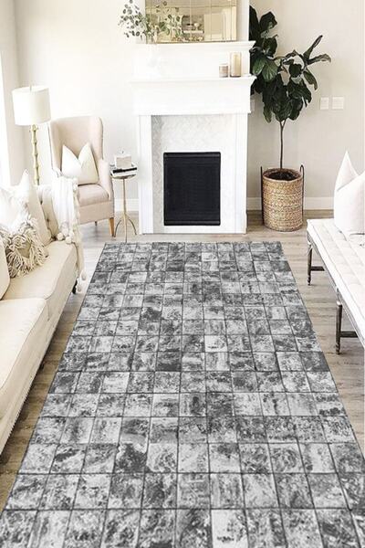 Patchwork Westa Washable Antibacterial Digital Printing Patchwork Carpet Rug with Non-Slip Base