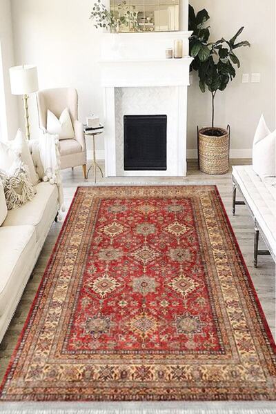 MOTTO HALI Otantik Eko Punto Kaymaz Tabanlı Yıkanabilir Antibakteriyel Dijital Baskı Halı Yolluk