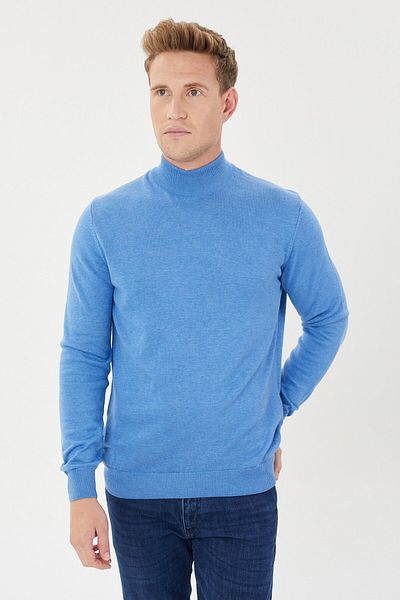 Tony Montana Tony Classics Half Turtleneck Basic Knitwear- T-1003