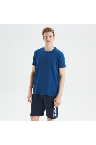 Nautica Erkek Mavi T-Shirt