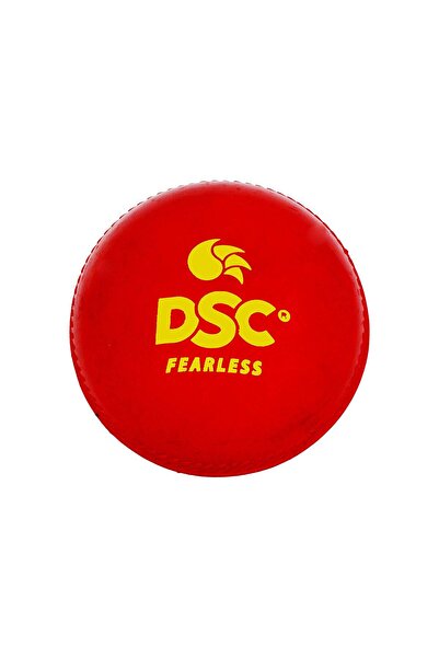 DSC Synthetic Wobble Leather Cricket Ball | Red | Durable | High Performance | Training & Match Use