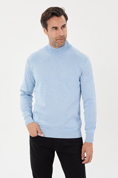 Tony Montana Tony Classics Half Turtleneck Basic Knitwear- T-1003