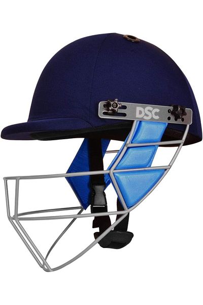 DSC Guard Cricket Helmet For Men & Boys (Adjustable Steel Grill | Color: Blue | Light Weight |Size