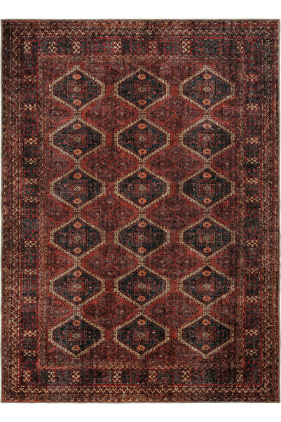 Cool Halı سجادة كلاسيكية عتيقة من بوردو خاصة، سجادة شانيل منسوجة أصلية بنمط ع...