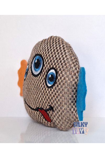 Silky Toys - Plush Toy for Dogs - Three Eyes/ 10cm / Brown