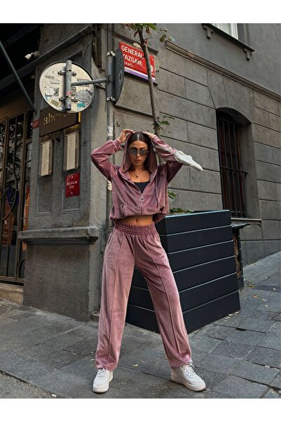 Sindimoda Kadife İkili Rahat Kesim Takım 54512