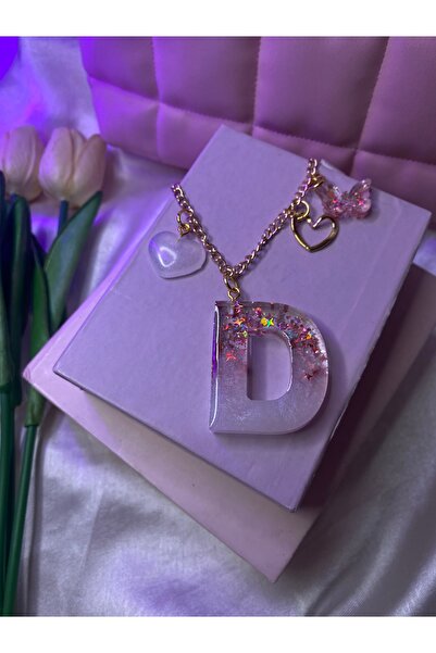 TATLIŞ El yapımı epoksi harfli charmlı araba dikiz ayna süsü  araç süsü , harf seçeneği