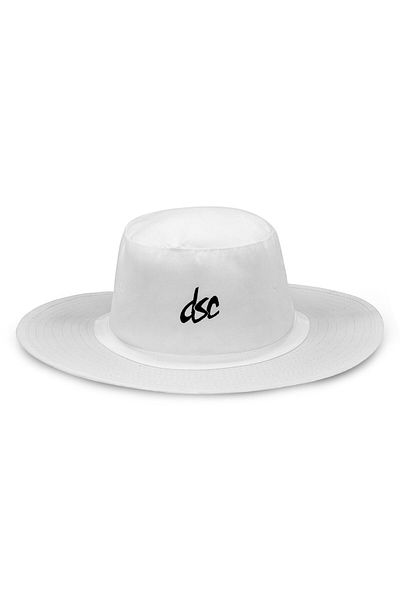 DSC Panama Atmos Round Cricket Hat | Cotton | Umpire Hat | Extra Wide Brim | Maximum Sunlight Protection