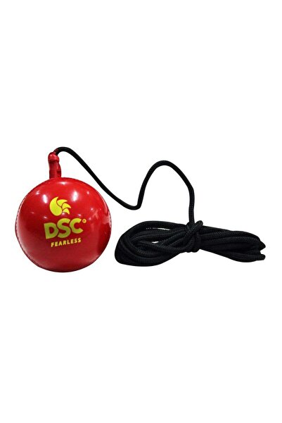 DSC Hanging Synthetic Cricket Ball (Red)| Rubber | Suitable for Practice Game | Solid inner core