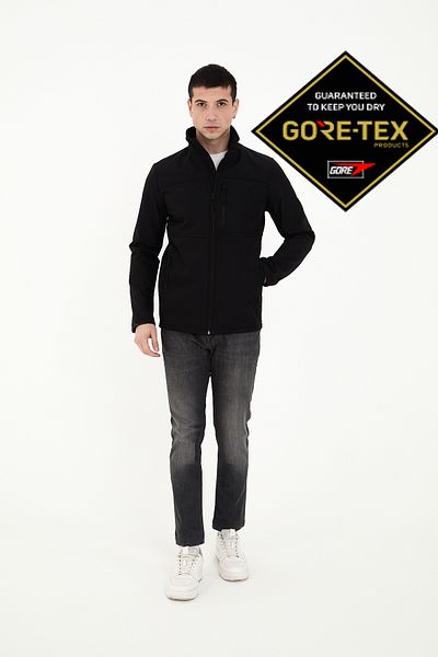 ENZİM JEANS Men's Fleece Waterproof and Windproof Softshell Coat
