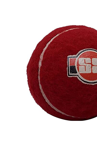 SS Cricket Tennis Ball with Seam | Leather | Suitable for Practice Game | Hard Court | Grass