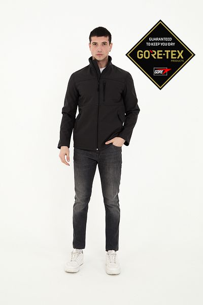 ENZİM JEANS Ανδρικό παλτό Softshell με Fleece Εσωτερικό, Αδιάβροχο και Αντιανεμικό