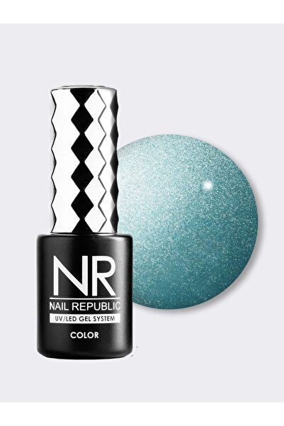 Nail Republic Kalıcı Jel Oje Silk Cat 119 10 ml – Işıltılı Manyetik Etki, Uzu...