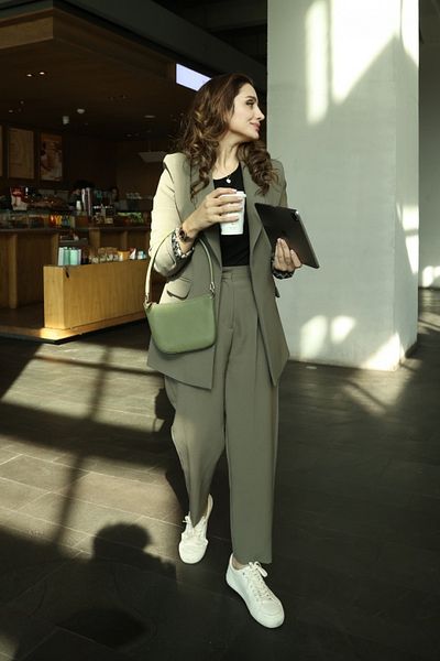 Poliyance Meghan Khaki Trousers