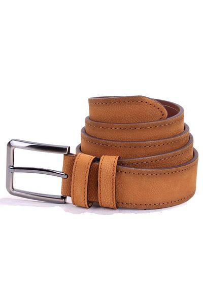 DAGOSTER DMK26-464DG Ανδρική ζώνη Tan 4 cm από γνήσιο δέρμα