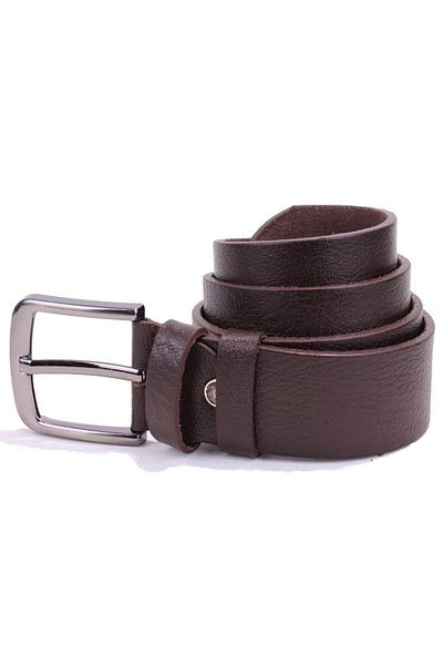 DAGOSTER DMK26-463DG Καφέ 4,5 cm Ανδρική ζώνη από γνήσιο δέρμα
