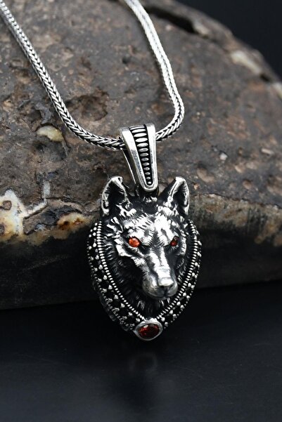 Prestige Kurt Figürlü 925 Ayar Gümüş Kolye Zincir 800742