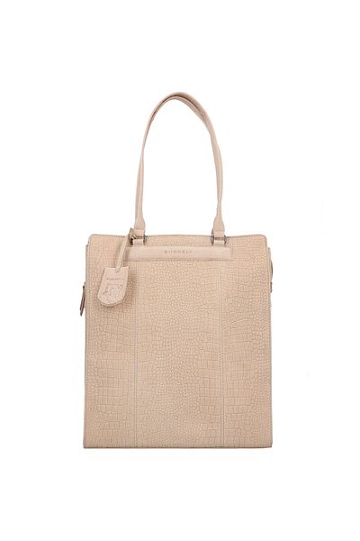 Burkely Casual Carly Schultertasche Leder 33 cm Laptopfach