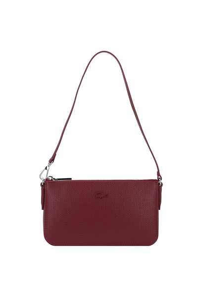 Lacoste Chantaco Schultertasche Leder 23 cm
