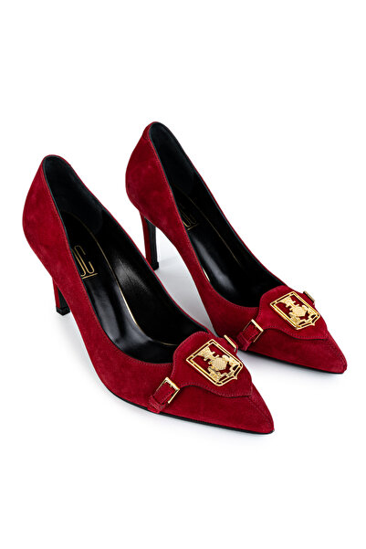 Cengiz Gümüş Altın Toka Süet Klasik Ayakkabı