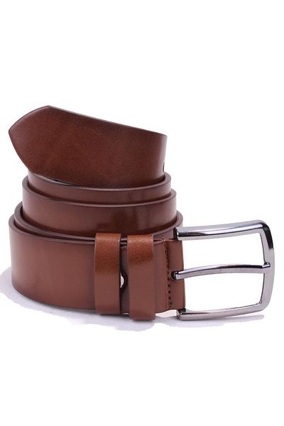 DAGOSTER DMK26-355 Καφέ 4 cm Ανδρική Ζώνη από συνθετικό δέρμα