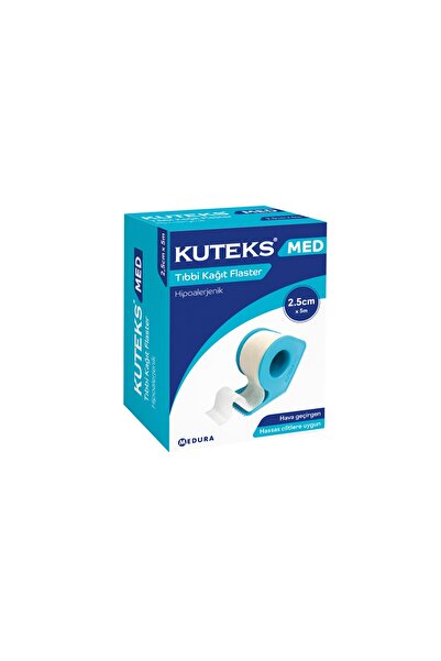Kuteks Hipoalerjenik Tıbbi Kağıt Flaster 2.5cm x 5mt – 1 Adet