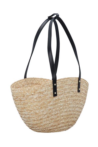 Patrizia Pepe Sommer Stroh Schultertasche 51 cm