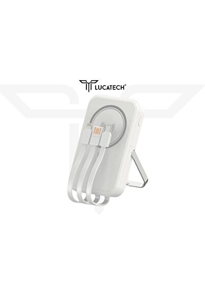 Lucatech iPhone 16 / 16 Plus / 16 Pro / 16 Pro Max uyumlu MAGSAFE STANDLI Pow...