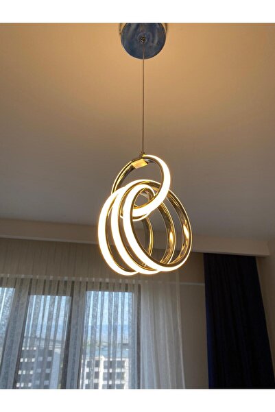 Retro LED İMZA GOLD KAPLAMA AVİZE