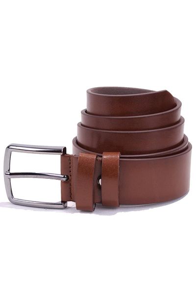 DAGOSTER DMK26-355 Καφέ 4 cm Ανδρική Ζώνη από συνθετικό δέρμα