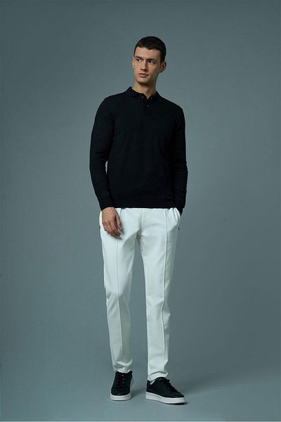 Tony Montana Tony Classics Polo Neck Basic Μακρυμάνικο Πλεκτό- T-1006