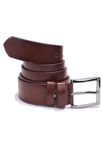 DAGOSTER DMK26-456 Ανδρική ζώνη από συνθετικό δέρμα Tan 4,5 cm