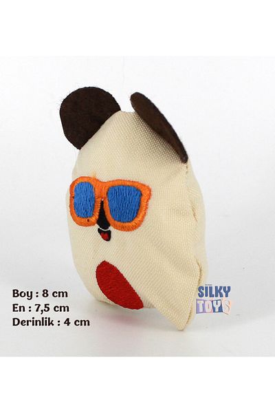 Silky 8 cm White Spectral Girdle Toy for Dog