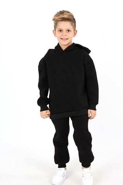 My Kids Wear Three Thread Hooded Hooded Set