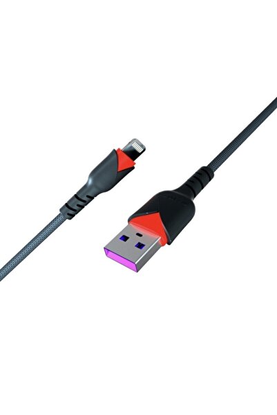 Syrox Iphone Şarj Lightning 2,0 A Uyumlu Hızlı Şarj Ve Data Kablosu Kopmaz Yırtılmaz Hasır Örgü