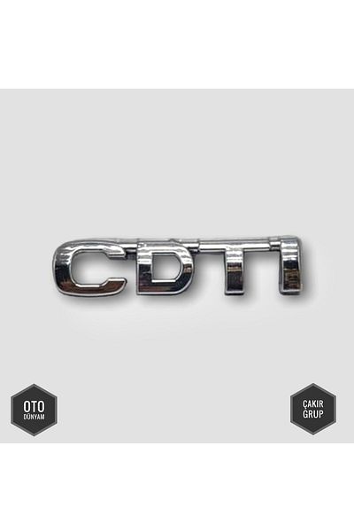 restinal Cdti Lettering for Opel Mokka, Insignia, Corsa D-E/Astra J/Vectra