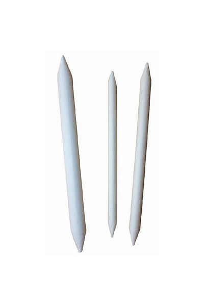 Art & Art Powder Pastel Dispenser Paper Pen Set (paper Stump-tortillion) 3 Pieces