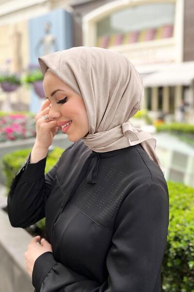 Aker Μπεζ Βαμβακερό Κασκόλ - 1030700-933