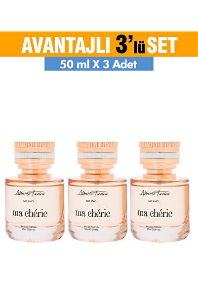 Alberto Taccini 3'Lü Set Alberto Taccini Ma Chérie Kadın Parfüm